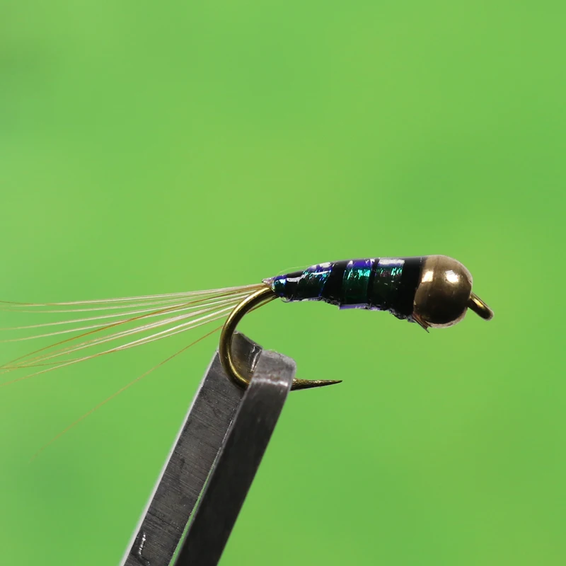 Латунные бусинки Nymph для Fly рыболовная приманка 8 шт #14 Buzzer Midge рыболовные