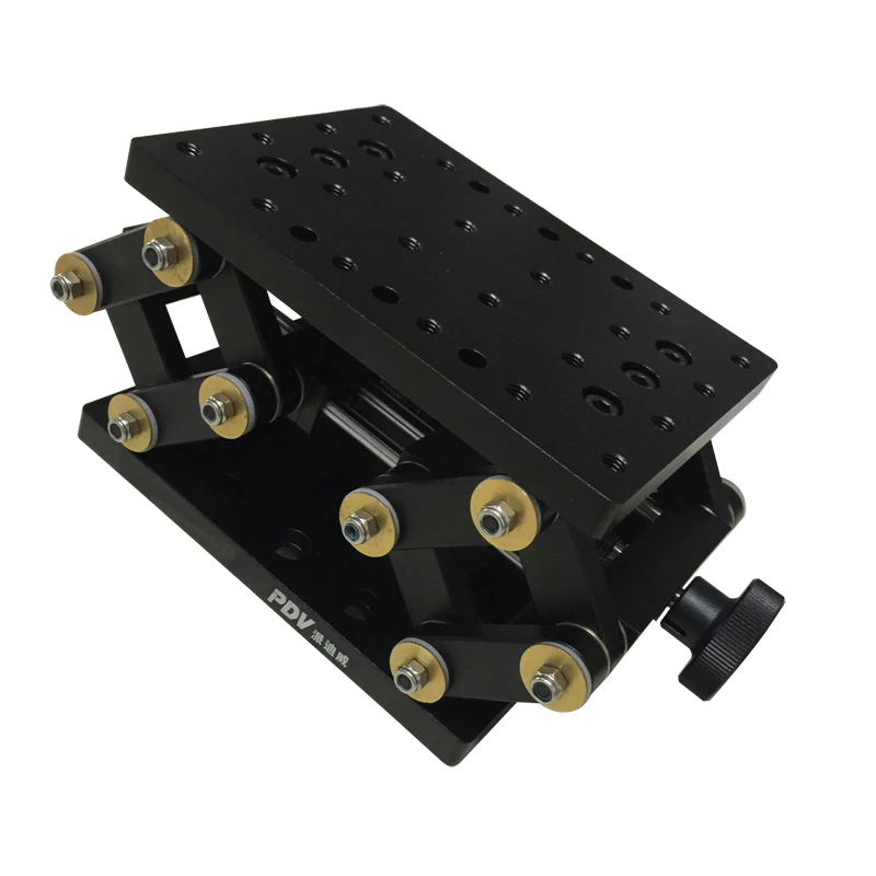 100mm x 140mm platform Precise Manual Lift Z axis Manual Lab Jack