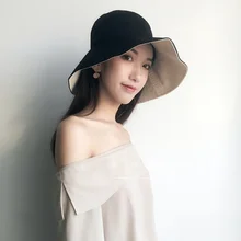 Новое поступление, одноцветная шляпа-ведро, рыбацкие шляпы, мужские и женские, наружная, летняя, уличная, хип-хоп кепка, хлопковая, двухсторонняя, носимая