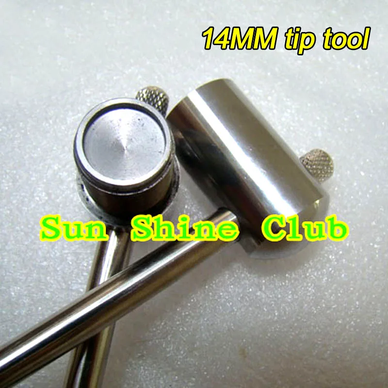 xmlivet 12 14mm tips Metal Billiard pool cue tips press shap tool