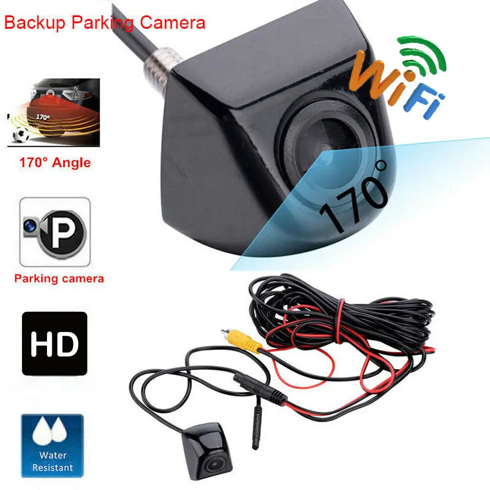 

Waterproof 170 Degrees Wireless WIFI Car Rear View Backup Camera With Back up Cam Kit Full HD CCD