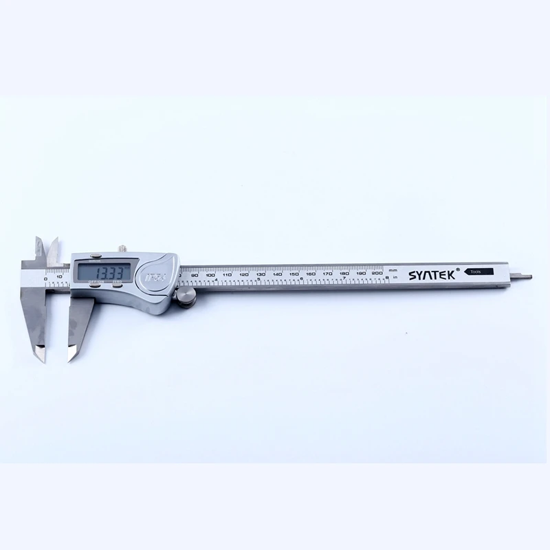 스테인리스 스틸 전자 디지털 버니어 캘리퍼스, 내구성 측정 눈금자, IP54 방수, 8 인치, 200mm, 0.01mm, 무료 배송