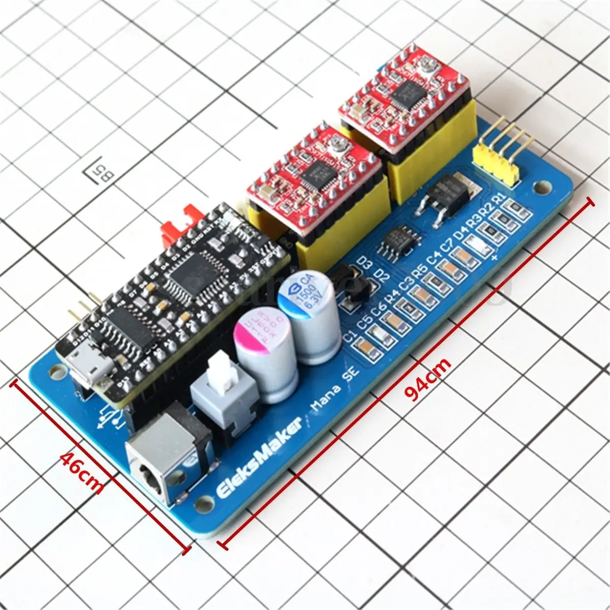 2 оси USB чпу шаговый двигатель плата управления драйвер 12V Мощность для лазерного гравера(6,8