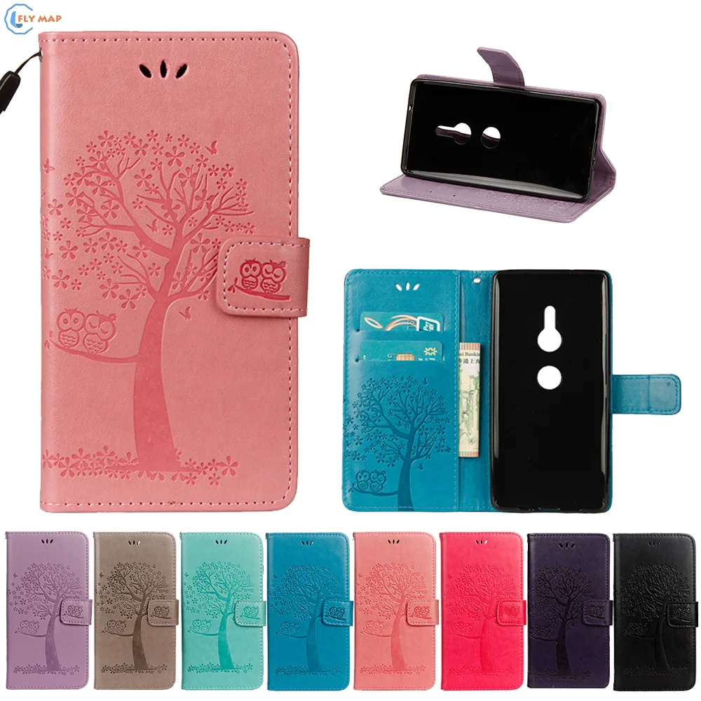 Flip Coque For Sony Xperia XZ2 H8266 H8296 H8216 H8276 Wallet Case Phone Cover H 8266 8296 8216 8276 Capa | Мобильные телефоны и