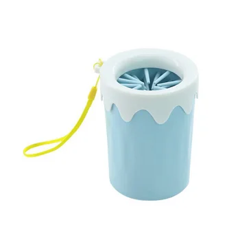 

Dog Paw Cleaner Cup Soft Silicone Combs Portable Pet Foot Washer Cup Soft Bristles Silicone Pet Clean Cleaning Brush