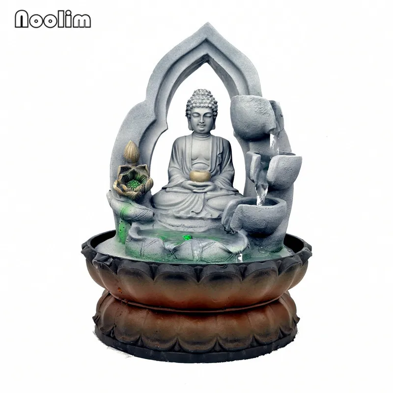 Смоляные фонтаны Будды фэн-шуй колесо ремесло украшения домашний офис настольный фонтан статуэтки украшения рукоделие