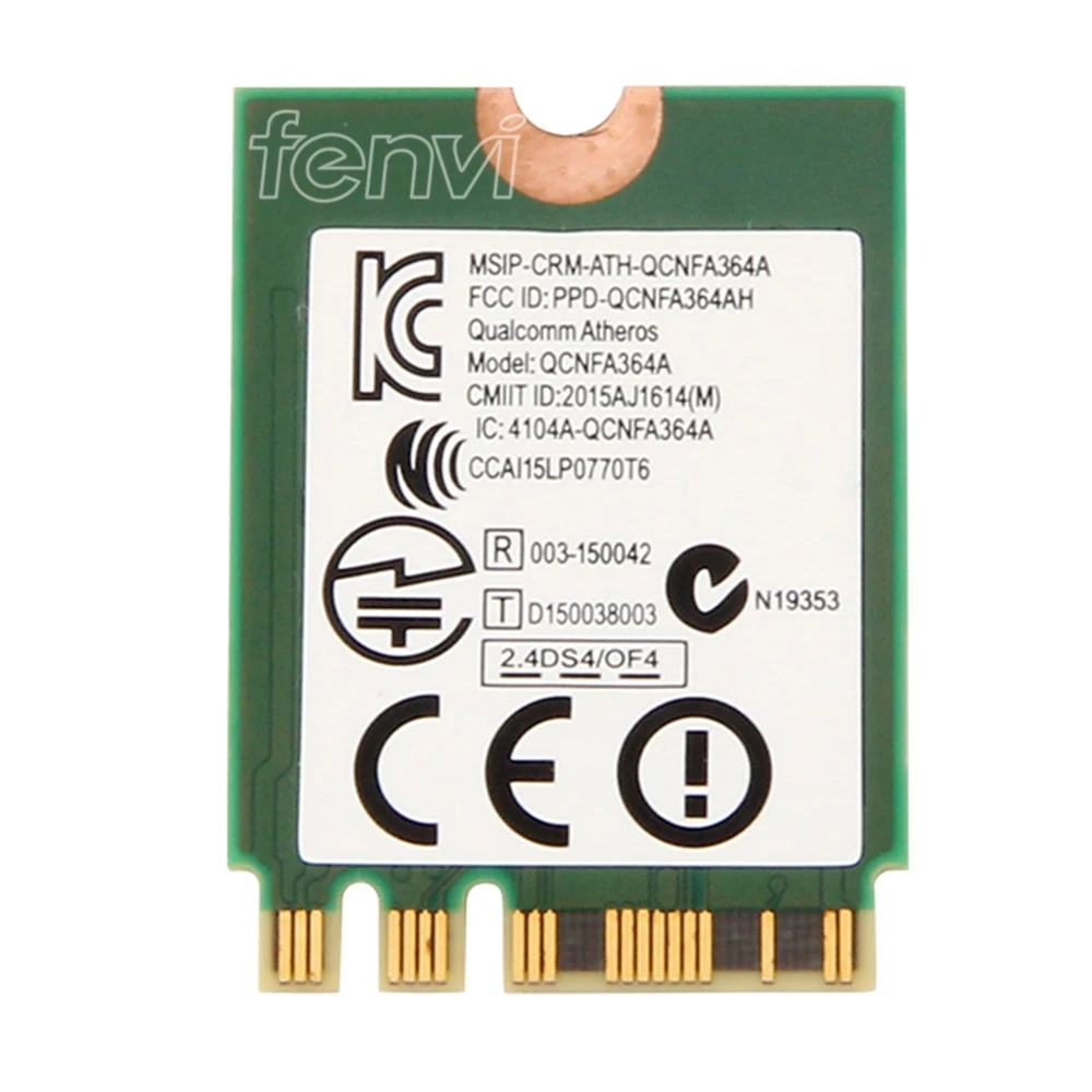 Двухдиапазонная беспроводная карта Killer1535 802.11ac M.2 для Bigfoot Killer Wireless AC 1535 Atheros QCNFA364A