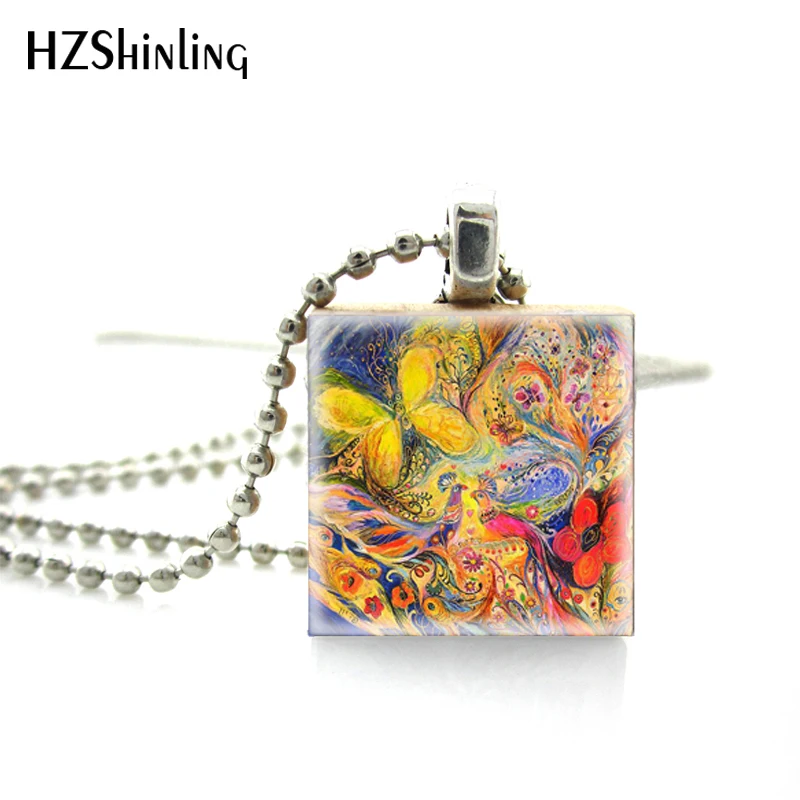 

2018 New Fashion Vintage Native Trees of Life Paintings Glass Photos Scrabble Art Pendant Handmade Wooden Scrabble Game Tile