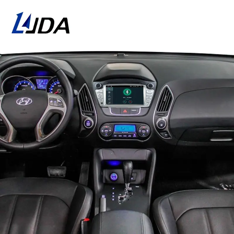 Best LJDA Android 9.1 Car dvd player for Hyundai Tucson/IX35 2011 2012 2013 2 Din Car Radio gps navigation stereo multimedia WIFI RDS 3