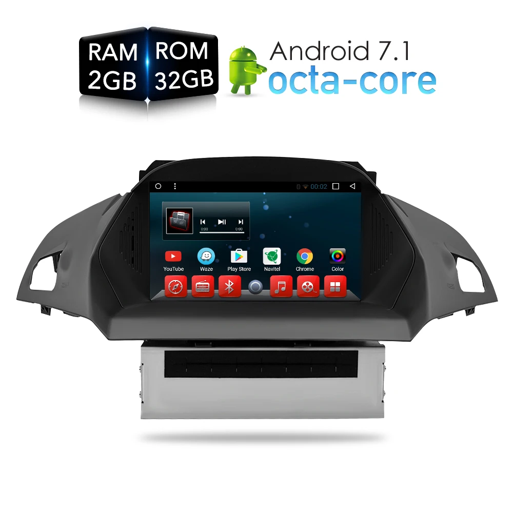 Android 7.1 Car DVD Player GPS Glonass Navigation Multimedia for Europe Ford Kuga C Max 2013+ Auto Radio Audio Video Stereo Android 7.1 Car DVD Player GPS Glonass Navigation Multimedia for Europe Ford Kuga C Max 2013+ Auto Radio Audio Video Stereo