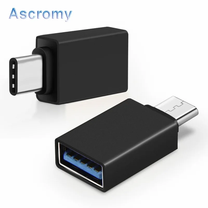 Ascromy 2 шт USB C 3 0 OTG адаптер для Huawei honor 8 9 P9 Samsung Galaxy S8 Plus note Google Pixel LG V30 G6 G5 Type C|otg usb
