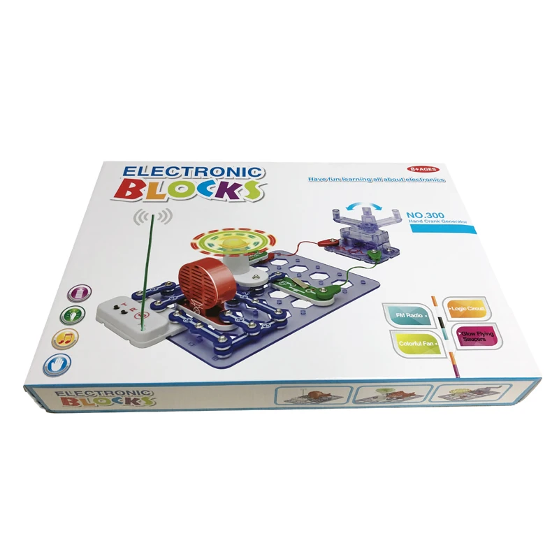 Goede 2019 Elektronische Blok Circuit Science Educatief Geïntegreerde Bouwstenen Kit Creative Toy Natuurkunde Ontwikkeling Speelgoed
