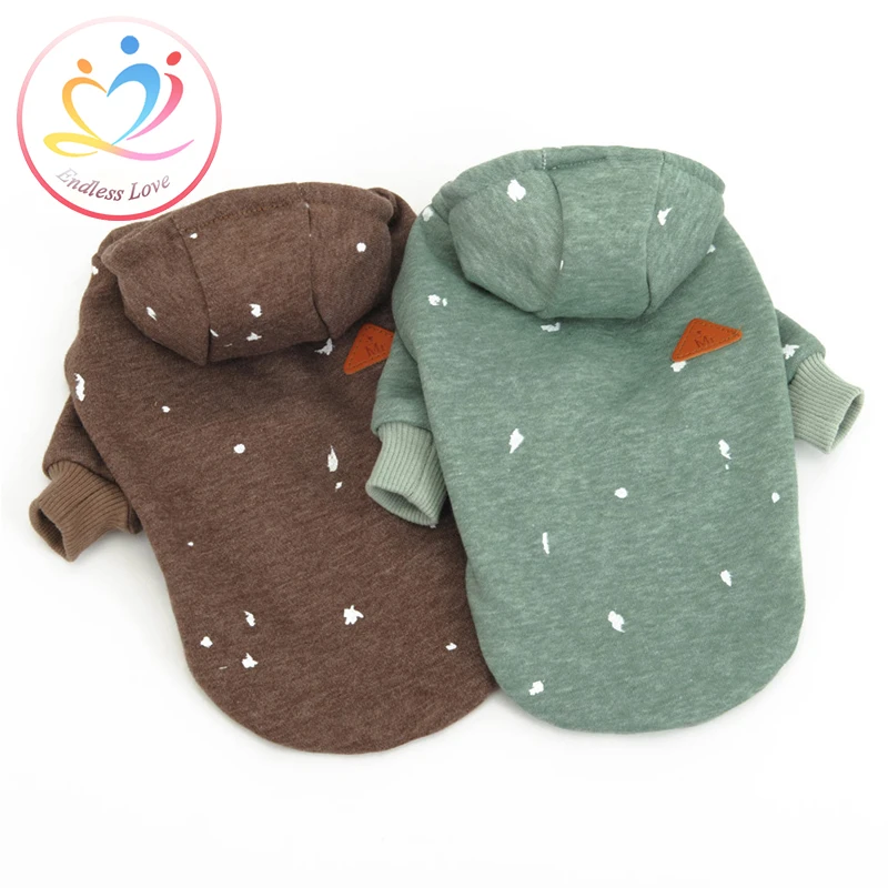 High Quality XS-XL Spring Winter Puppy Clothes big small Dogs hoodie dog clothing Vestidos Soft Cotton Pet Coat fashion Jacket