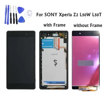 

For SONY Xperia Z2 LCD Touch Screen with Frame For SONY Xperia Z2 L50W L50T Display Digitizer Assembly D6502 D6503 D6543