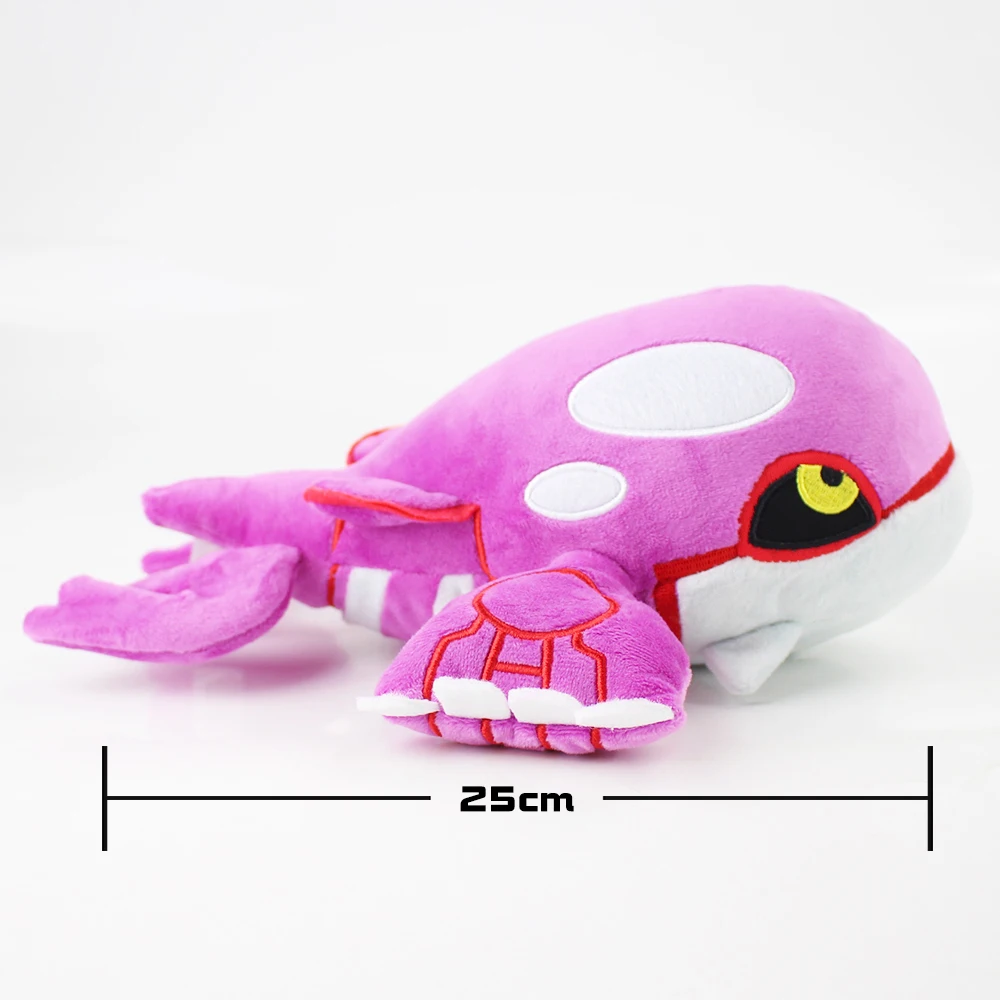 25 см аниме Kyogre Плюшевые игрушки Фиолетовый Kyogre мягкие куклы для детей