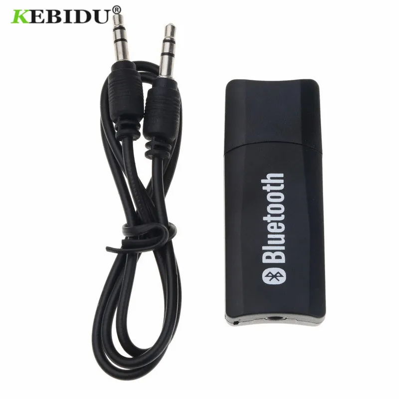 KEBIDU USB беспроводной адаптер 3 5 мм AUX Bluetooth приемник ключ аудио разъем