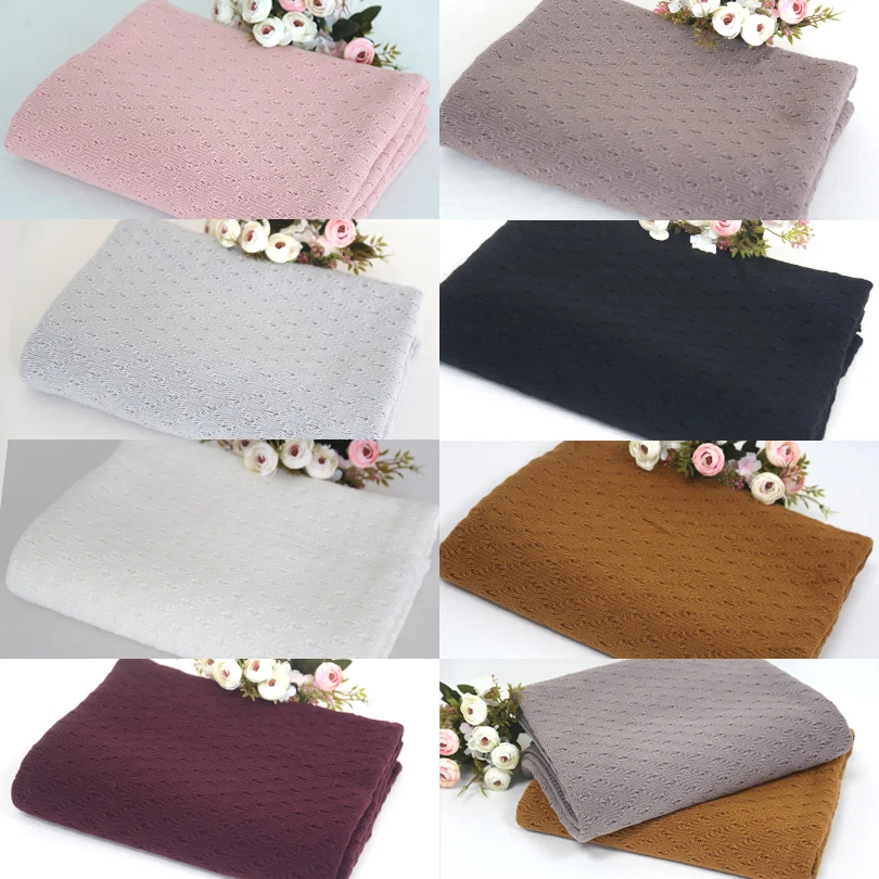 

120x150CM Newborn Knitted Blanket Beanbag Cover Layer Baby Posing Layer Photography Props for Baby Photo Studio