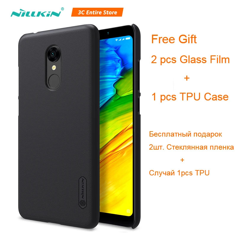 

Nillkin Phone Case For Xiaomi Redmi 5 Case Frosted Shield PC Cover For Redmi 5 Shell Protection Business Capinha For Redmi 5 New