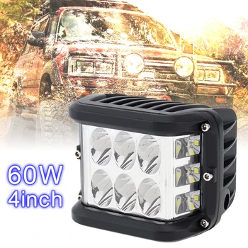 

4 Inch 12V 80V 60W White Waterproof LED Work Light with Multiple Lighting Mode Car Working Light for Off-road Car Pickup Wagon