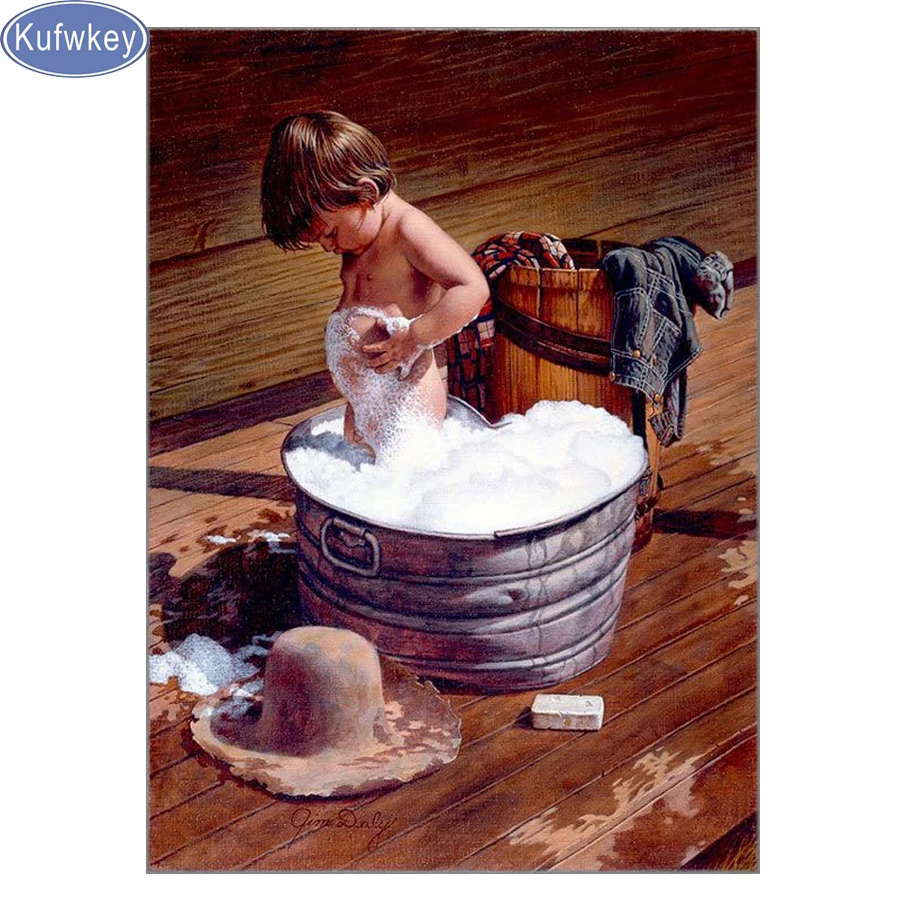 

Rhinestone Diamond Embroidery,5D,Diamond Painting boy bathe,pattern Cross Stitch,3D,Diamond Mosaic,Needlework,Crafts,stickers