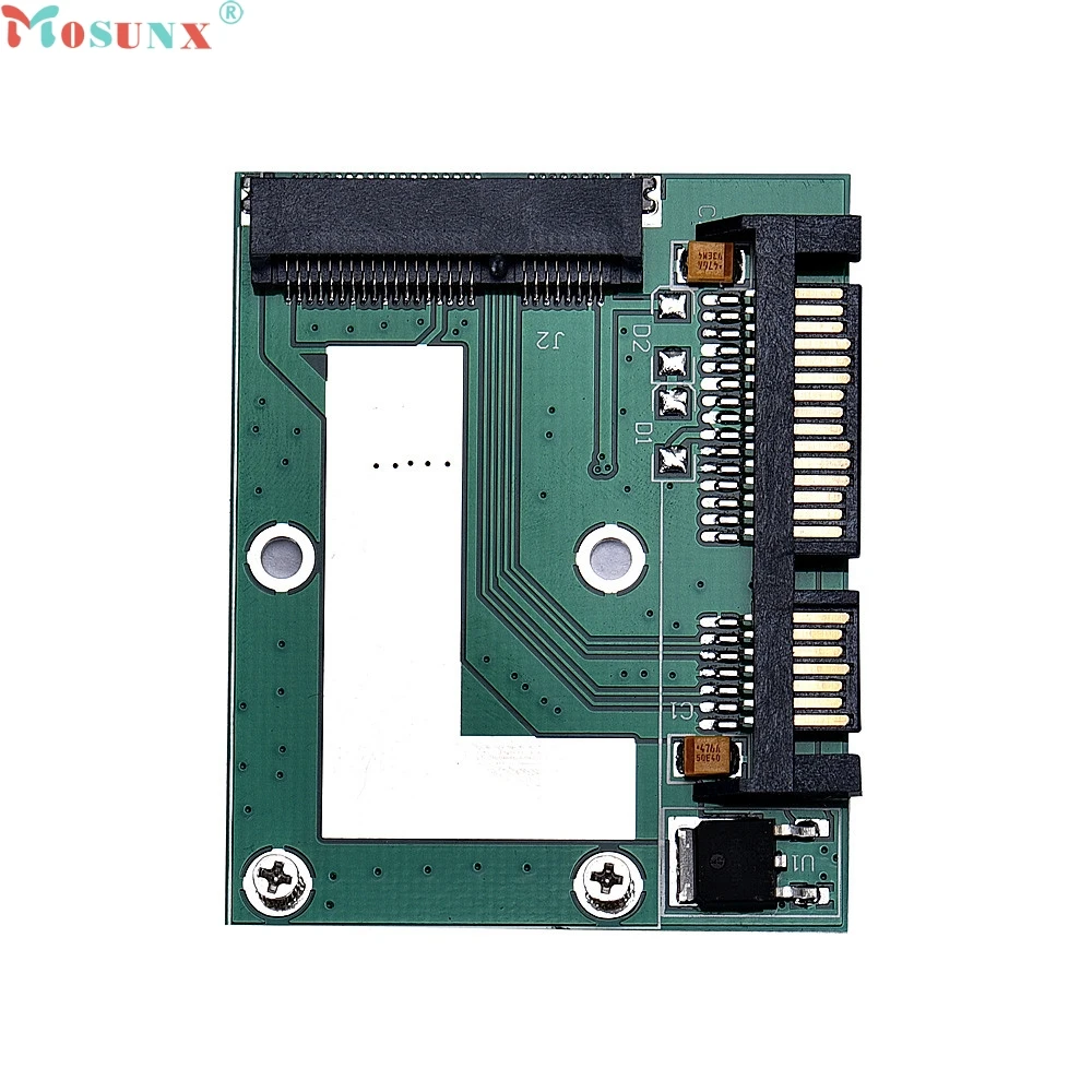 Mosunx msata sata mSATA SSD To 2.5Inch SATA 6.0 Gps Adapter Converter