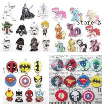 

New 100 pcs mixing Cartoon anime Charms DIY Pendant Jewelry Making P--195