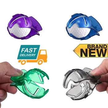 

Golf Ball Liner Tool Marker Template Drawing Tool Alignment Training Aid Clip Sign Line Golf Accessories 6 Pcs Set Random Color