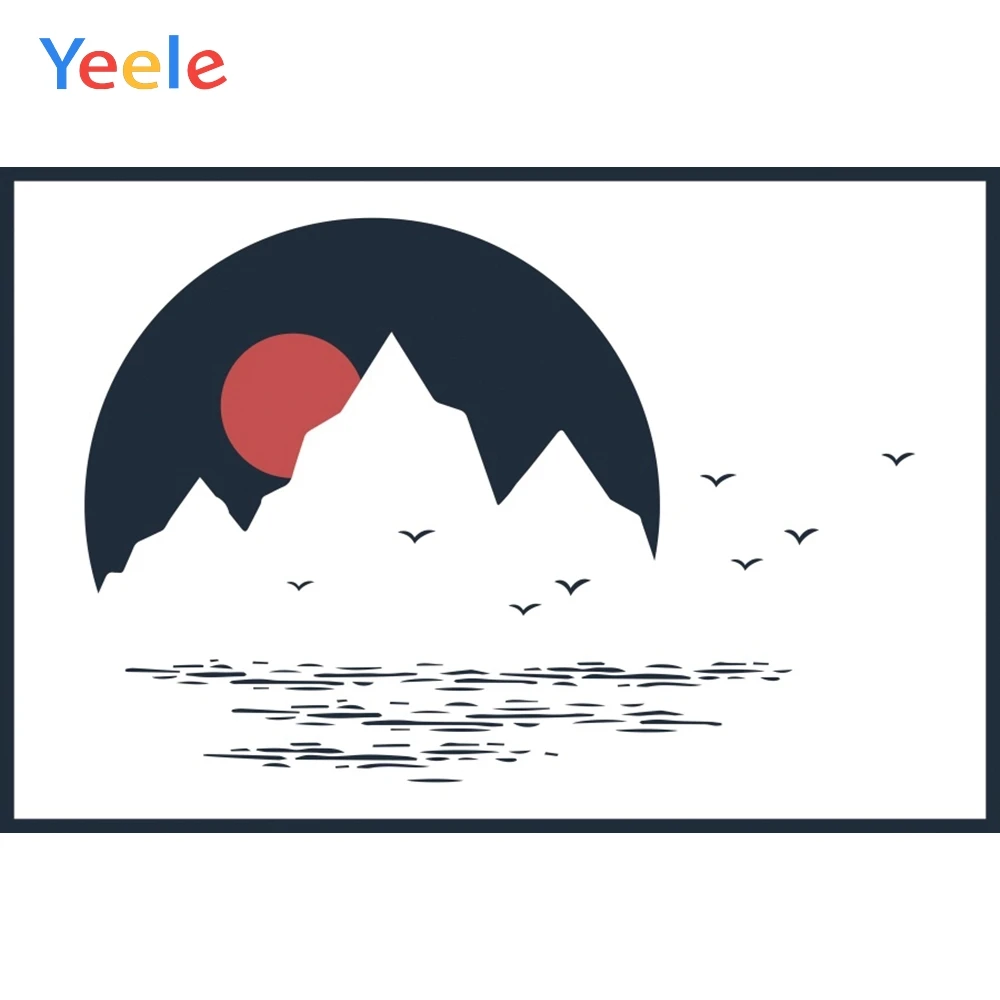 

Yeele Seascape Sun Mount Seagull Bedroom Ins Decor Photography Backdrops Personalized Photographic Backgrounds For Photo Studio