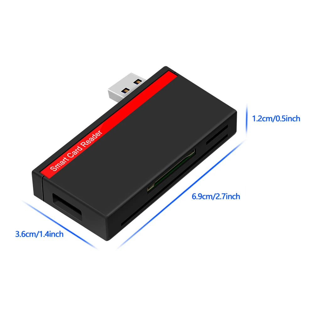 USB 3,0 мульти смарт-кардридер SD/TF Micro SD карта памяти ID банк карта sim-карта разъем адаптер компьютер ПК