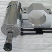 Низкая цена 1 шт. ЧПУ 300 Вт воздух холодный двигатель шпинделя+ 1 шт. шпинделя кронштейна+ 1 шт. ER11 3.175 мм цанговый