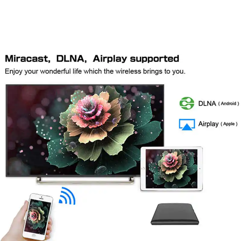 

NEXSMART D32 TV Box Quad-core Armcortex A7 32bit Support 4K HD Android 5.1 2.4G WiFi With Infrared Remote Control