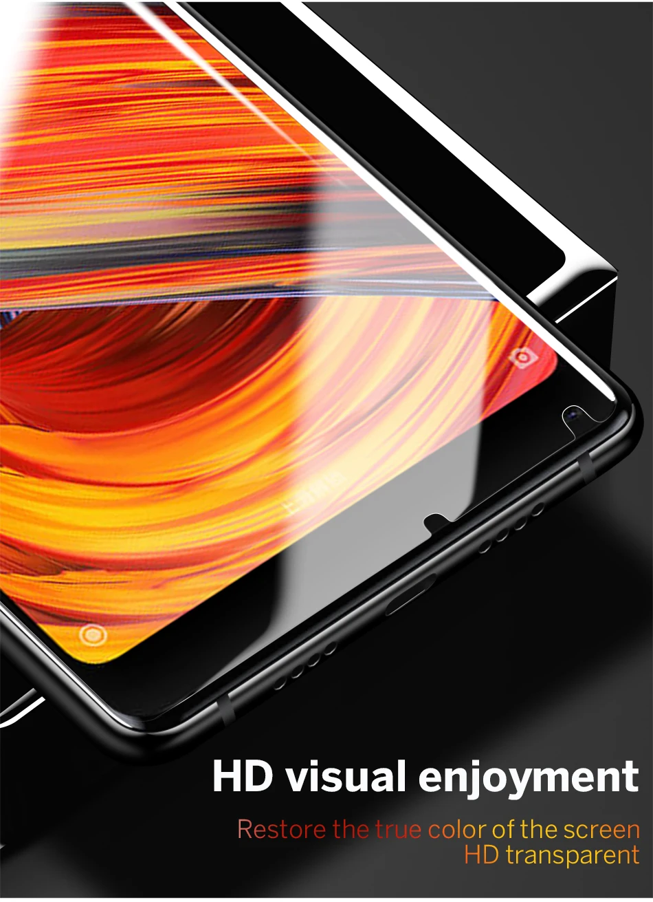 PZOZ для Xiaomi mi Mix 2 2S закаленное стекло HD полное покрытие для экрана телефона защитное стекло xio mi x2s mi x 2 s 3D защитная пленка