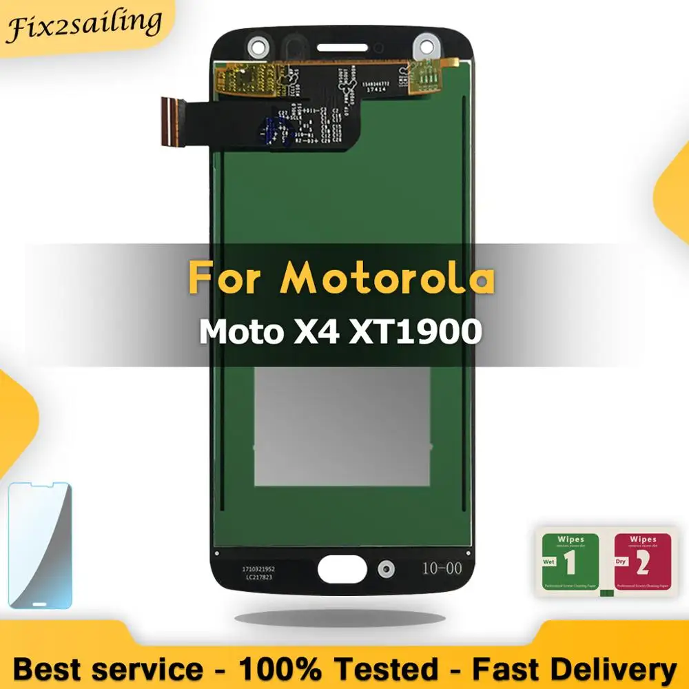 Высококачественный 5 2 дюймовый ЖК дисплей для Motorola Moto X4 XT1900 1 Display 4 цифровой