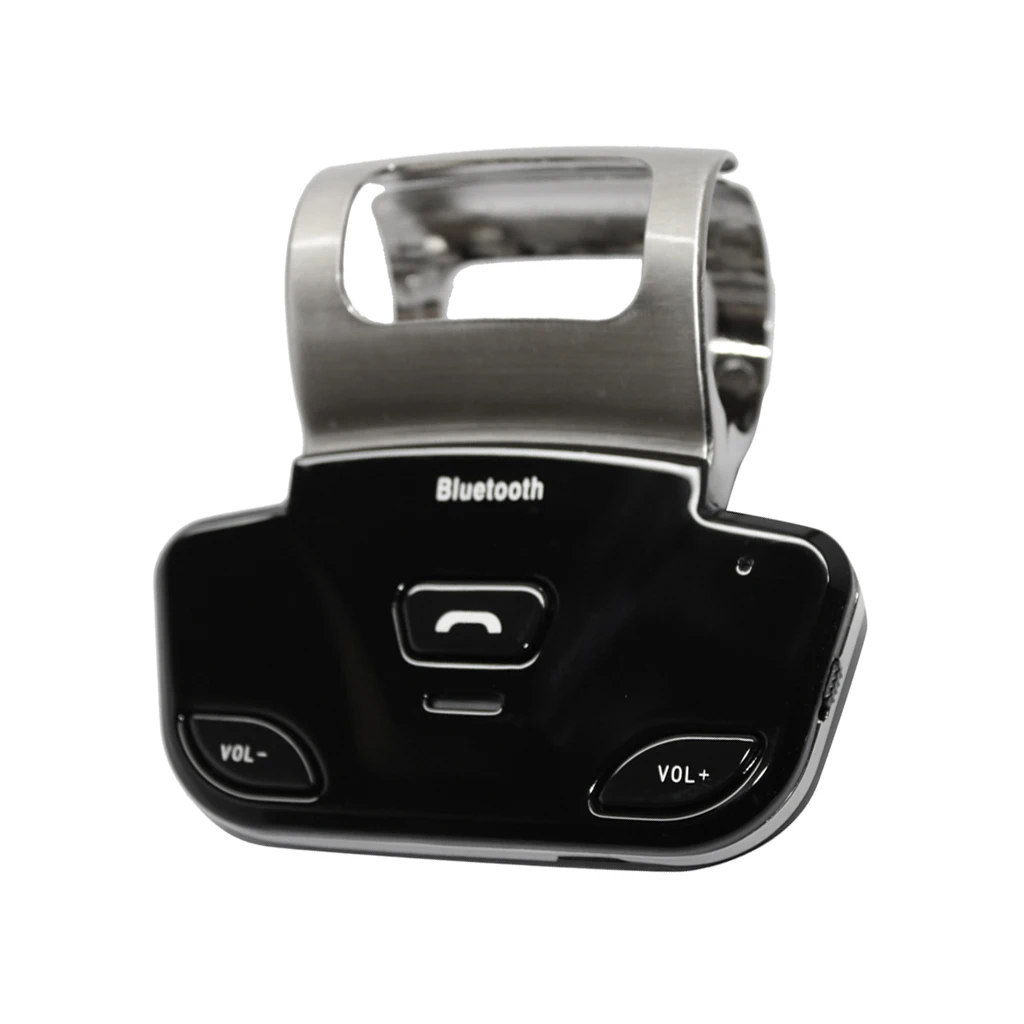 LD318 Steering Wheel Car Wireless Bluetooth Hands-Free Kit with Car Charger+Cable
