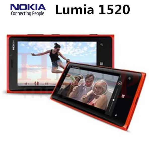 Оригинальный разблокированный Nokia Lumia 1520 Мобильный телефон 20 0 МП 6 дюймовый