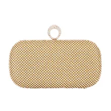 YYW кольцевой Зажим кошелек женская мода мини луна сумка вечерние клатчи золотые и серебряные роскошные сумки через сумки на ремне