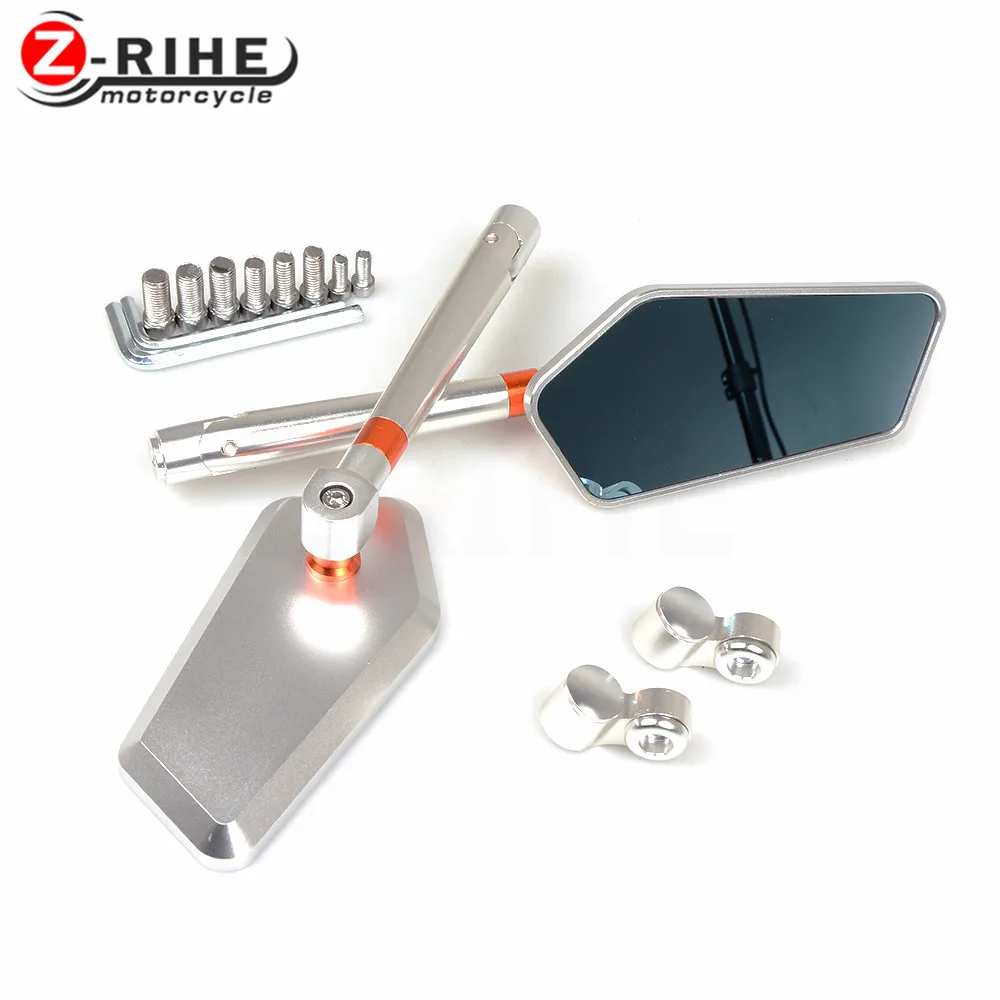 for Rearview Mirrors CNC Aluminum Mirror Motorcycle Scooter Accessori rear view mirror For Yamaha FJ-09/MT-09 mt07 tmax r1 r3 r6