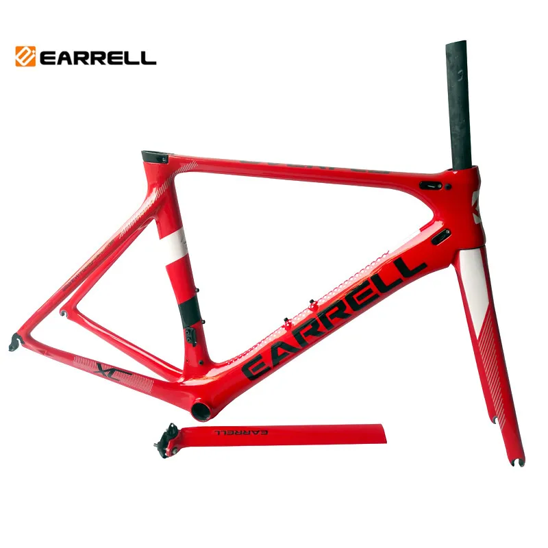 

2018 Carbon Road Bike Frame no logo brompton Di2 and Mechanical 50/53/56CM Super Light bike Frame bike/bicycle frame accessories