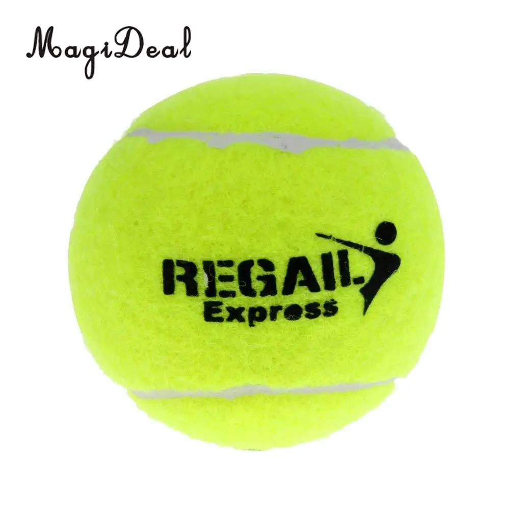 MagiDeal 12 Pieces High Elasticity Advanced Rubber Training Tennis Balls with Storage Bag Dog Toy Game Balls Great Bounce  