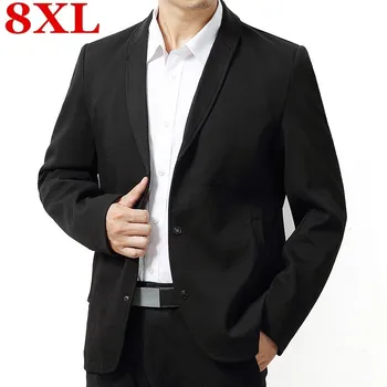 

Plus size 8XL 7XL 9XL New Arrival Luxury Men Blazer New Spring High Quality Cotton Slim Fit Men Suit Terno Masculino Blazers Men