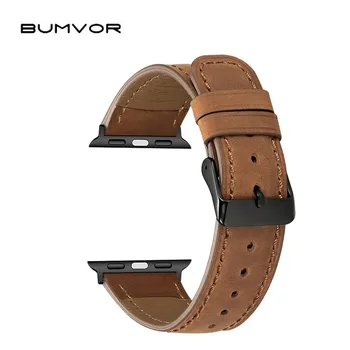 

Classical Bracelet Belt Genuine Leather Band for Apple Watch 38MM 40MM 42MM 44MM Replacement Strap for iWatch 5/4/3/2 Wristband