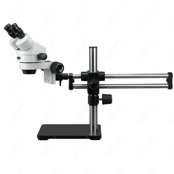 

Binocular Stereo Microscope--AmScope Supplies 7X-90X Binocular Stereo Microscope on Ball Bearing Boom Stand