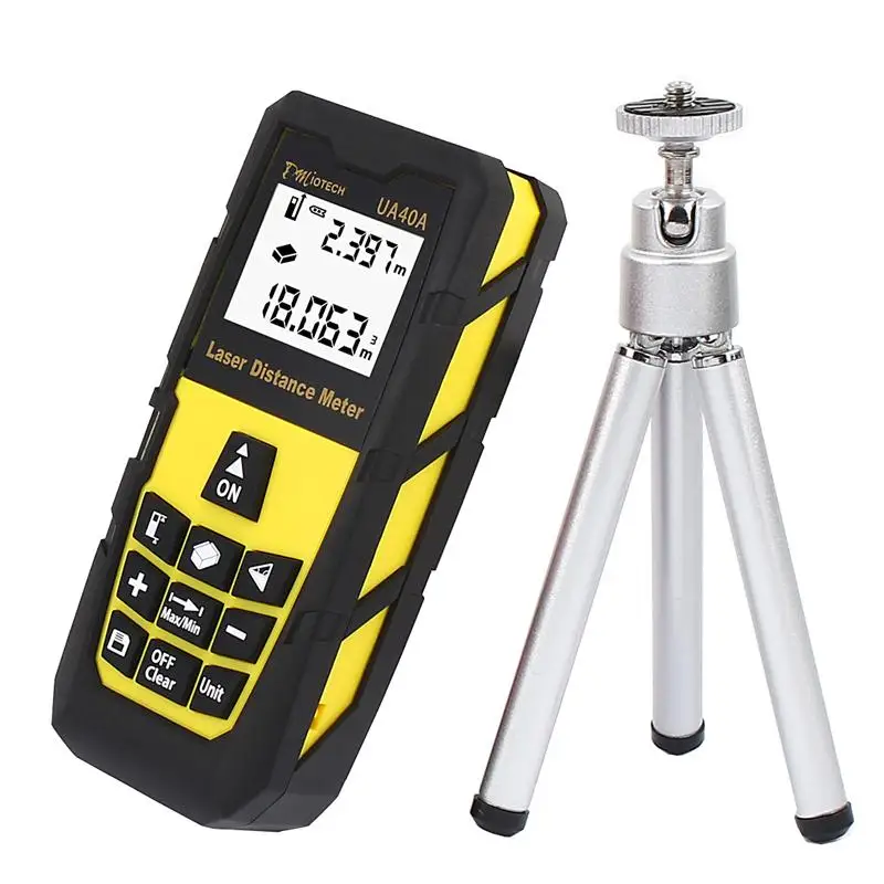 

40M/131FT Digital Laser Distance Meter Range Finder Measure Tape Tool With Tripod Diastimeter Building Measure Handheld