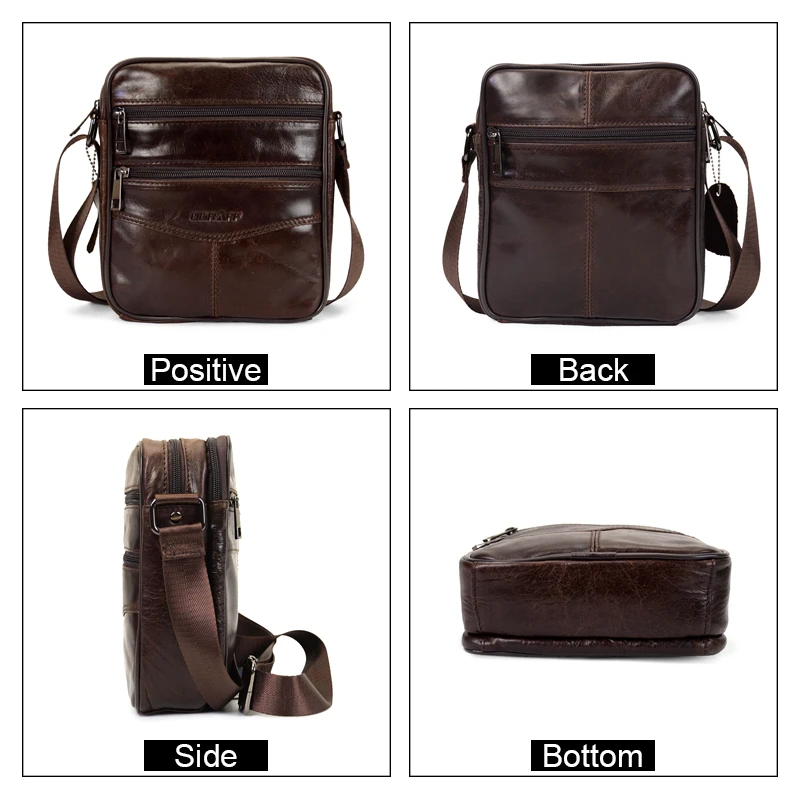 Kopen OGRAFF Mannen Messenger Bags Luxe Lederen Mannen Tas Designer Hoge Kwaliteit Schoudertas Toevallige Rits Office Tassen Voor Mannen