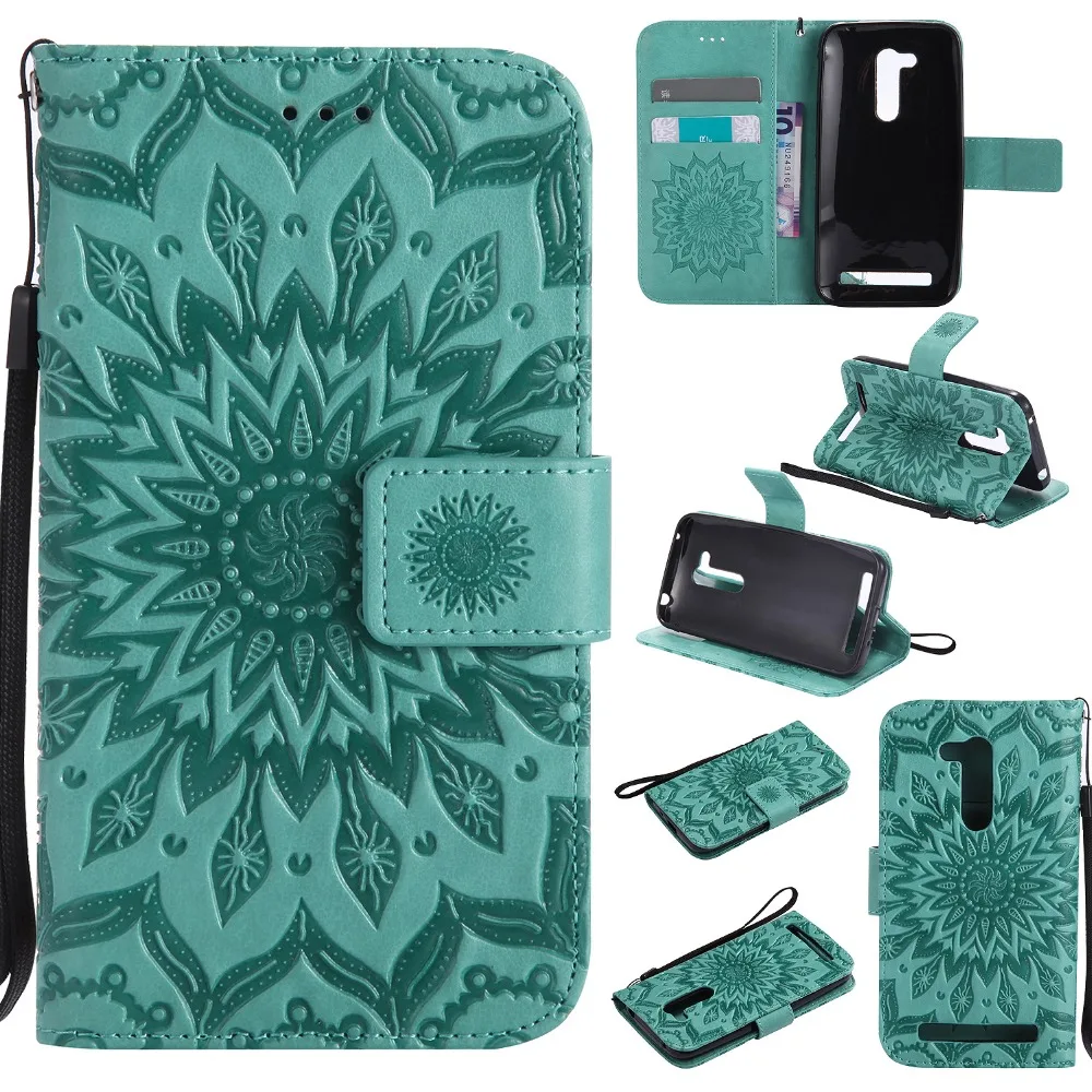 

PU Leather Case for fundas ASUS X014D Zenfone Go ZB450KL ZB452KG ZB452 452KG Case for Zenfone Go ZB452KG Case 4.5" + Card Holder