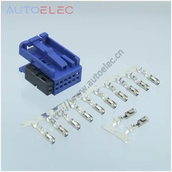 

1Kit 3B7035447A Automotive Connector with ECU terminal for Volkswagen Audi reverse image Bluetooth microphone plug
