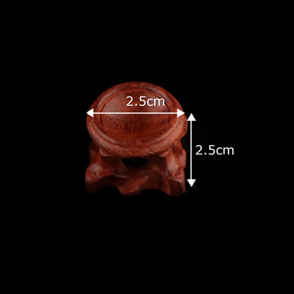 2.5cm x 2.5cm Прочный кислотный филиал Глобус камень хрустальный шар держатель Деревянный дисплей подставка база для хрустального шара Сфера домашний декор - Цвет: 2.5cm x 2.5cm