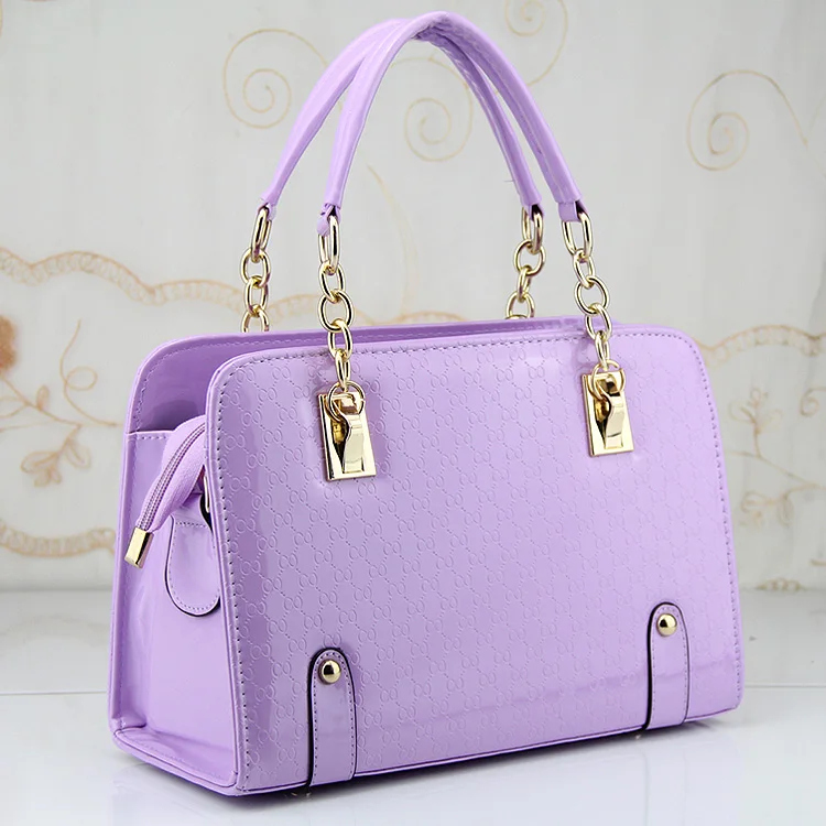 Gorgeous Design Women Leather Handbags Tote For Las Fashion Chain Gorgeous Design Women Leather Handbags Tote For Las Fashion Chain Gold Hardwork Lady S Ol Candy Color Messenger Shoulder Bag In Top Handle Bags From
