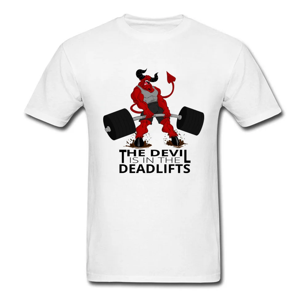 Prevalent Men Tshirts O Neck Short Sleeve Cotton Fabric Beelzebro Deadlift Tops Shirt Customized T Shirt Top Quality Beelzebro Deadlift white