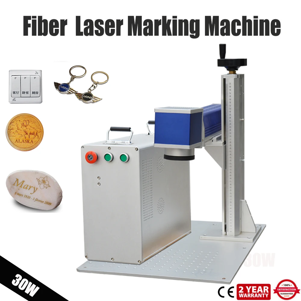 

30W split fiber laser marking machine metal marking machine laser engraving machine Nameplate laser marking mach stainless steel